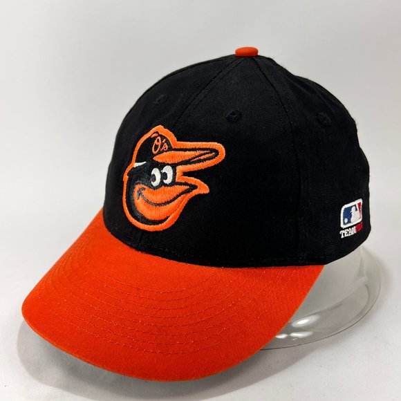 Baltimore Orioles Youth Kids MLB Strap Back Cap Hat Black Orange Baseball OC - Picture 2 of 15